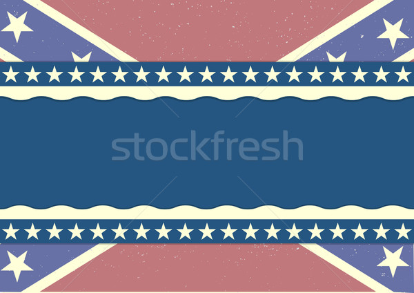 Stock photo: confederation flag background