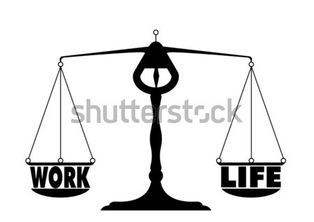 Sexe égalité illustration équilibre homme femme [[stock_photo]] © unkreatives