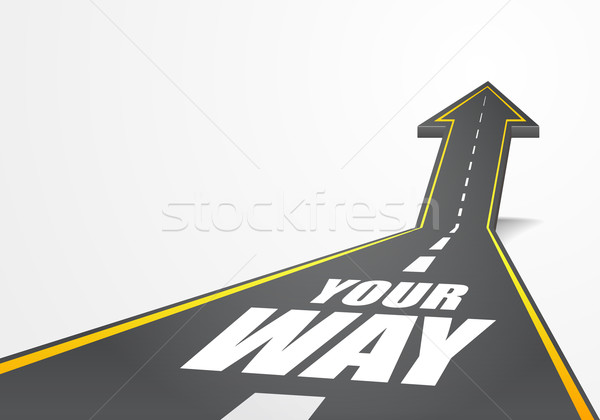 road yourway Stock photo © unkreatives