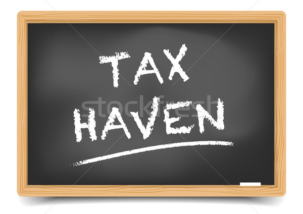 Blackboard Tax Haven Stock photo © unkreatives
