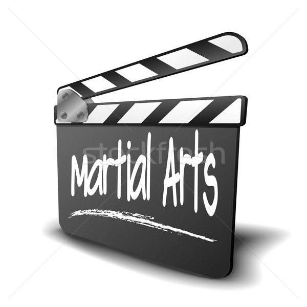 Clapper Board Martial Arts Stock photo © unkreatives