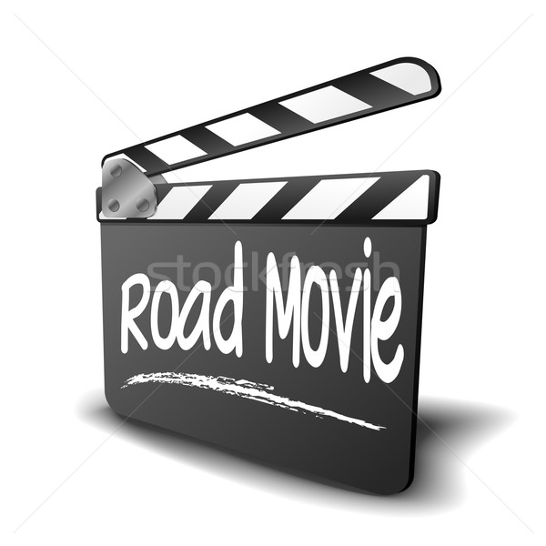 Clapper Board Road Movie Stock photo © unkreatives