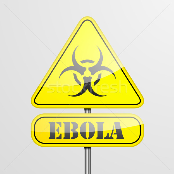 RoadSign Ebola Stock photo © unkreatives