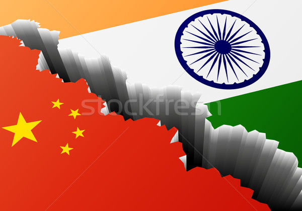 Profundo rachar detalhado ilustração chinês indiano Foto stock © unkreatives