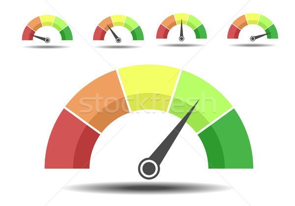 different Rating meters Stock photo © unkreatives