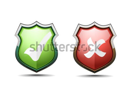 decline coat of arms Stock photo © unkreatives