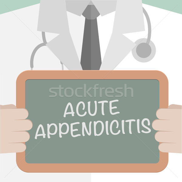 Medical Board Appendicitis Stock photo © unkreatives
