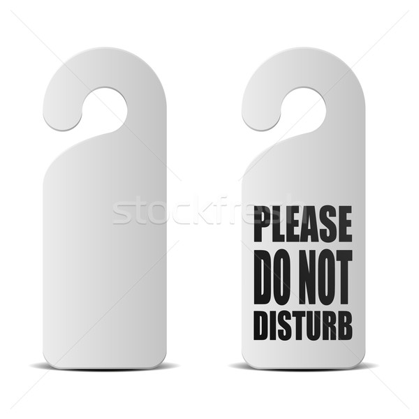 do not disturb door sign Stock photo © unkreatives