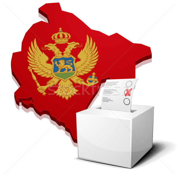 ballotbox Montenegro Stock photo © unkreatives