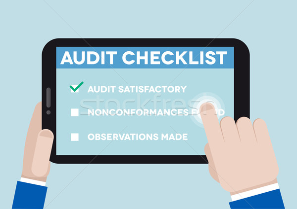 audit checklist Stock photo © unkreatives