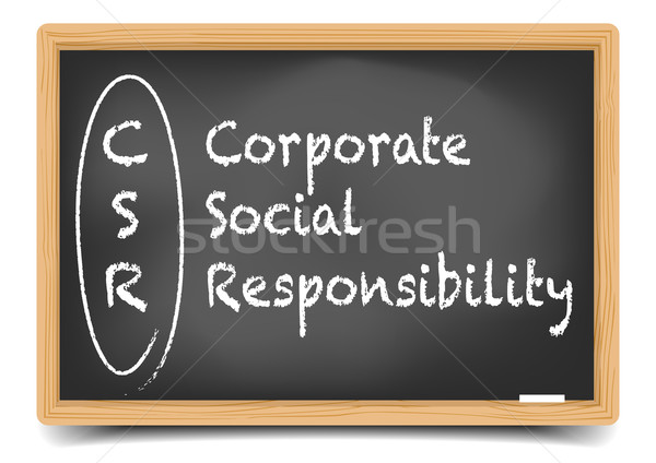 Blackboard CSR Stock photo © unkreatives