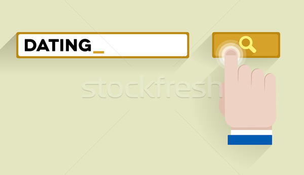 search dating Stock photo © unkreatives