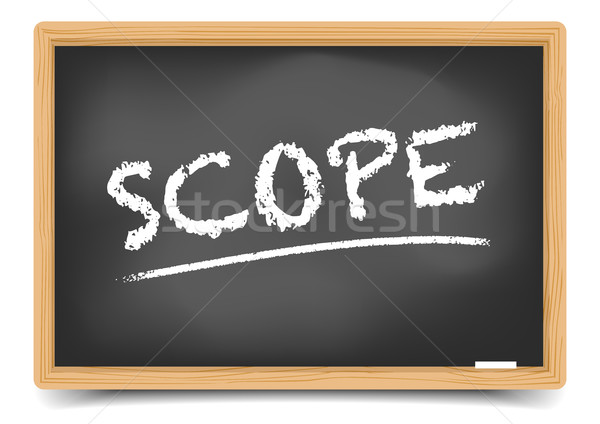 Blackboard Concept Scope Stock photo © unkreatives