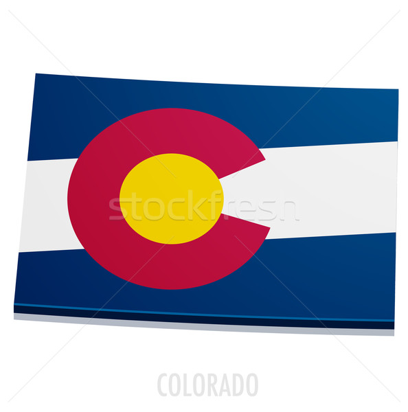 Map of Colorado Stock photo © unkreatives