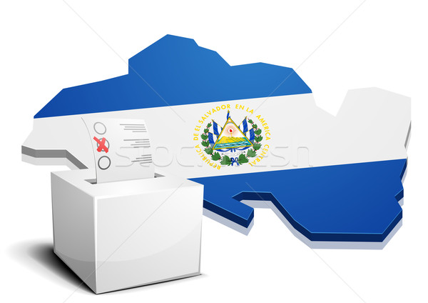ballotbox El Salvador Stock photo © unkreatives