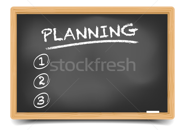 List Planning Stock photo © unkreatives