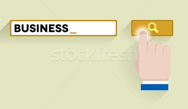 Stock photo: search business
