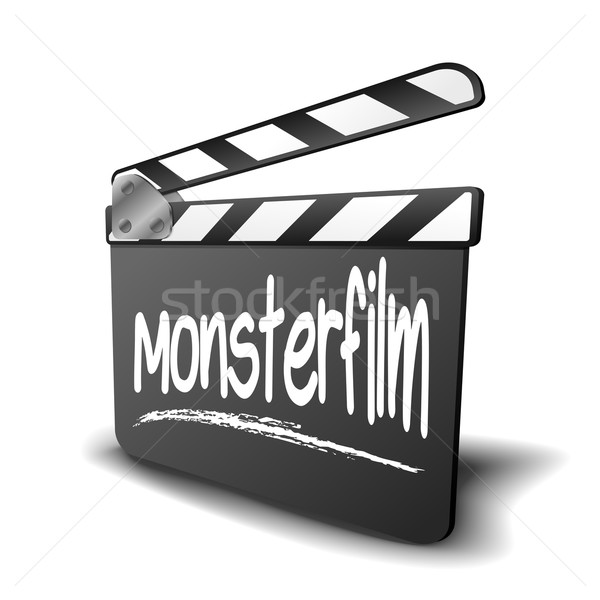 Clapper Board Monsterfilm Stock photo © unkreatives