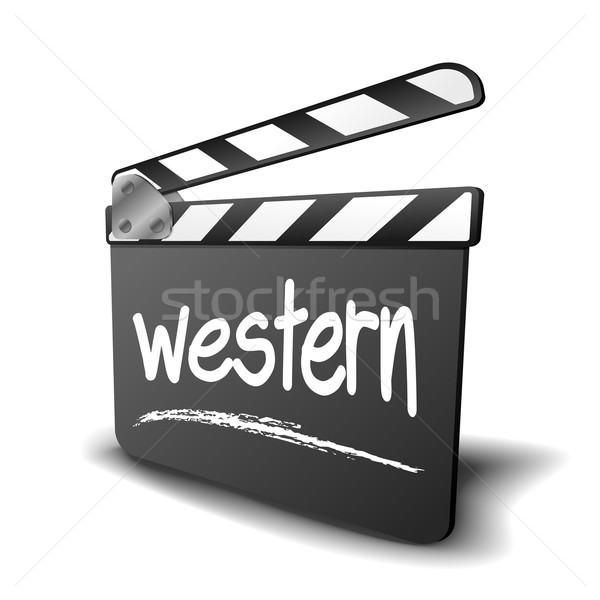 Clapper Board Western Stock photo © unkreatives
