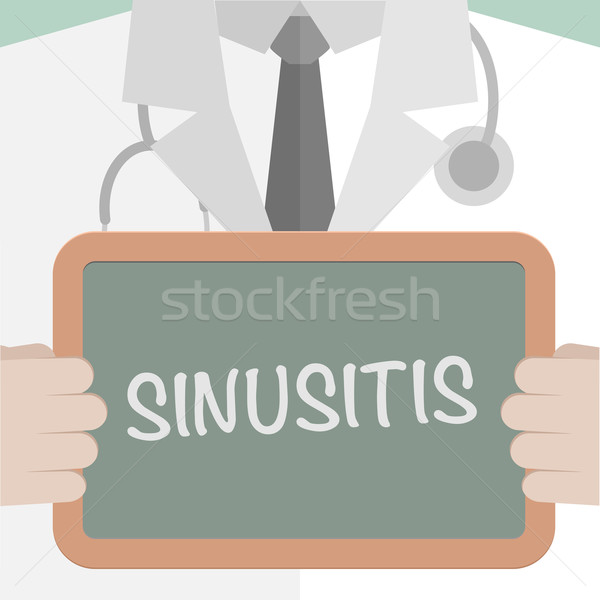 Medical Board Sinusitis Stock photo © unkreatives
