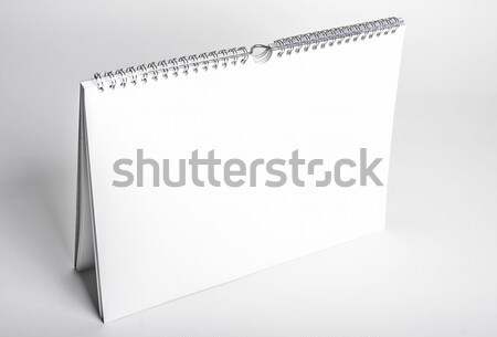 white calendar mockup Stock photo © unkreatives