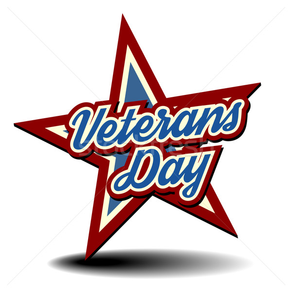 Veterans Day star Stock photo © unkreatives