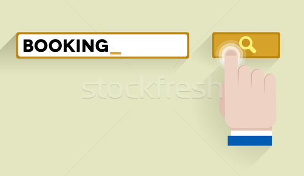 search booking Stock photo © unkreatives