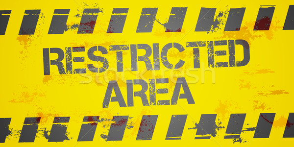 Restricted Area Stock photo © unkreatives