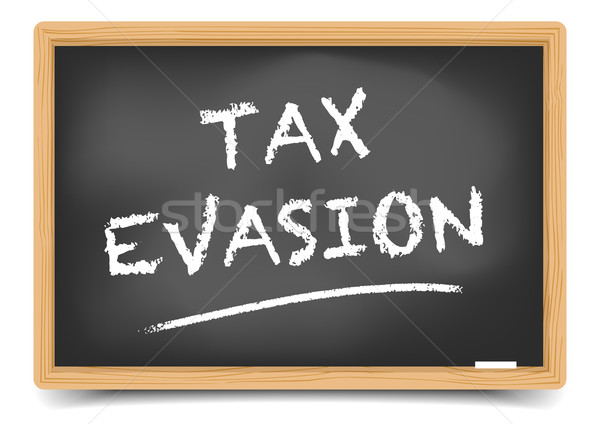 Blackboard Tax Evasion Stock photo © unkreatives