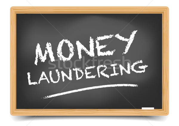 Blackboard Money Laundering Stock photo © unkreatives