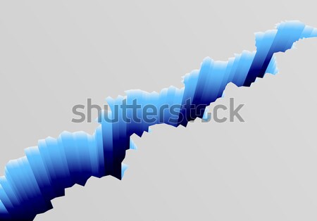 Profundo acantilado hielo detallado ilustración helado Foto stock © unkreatives