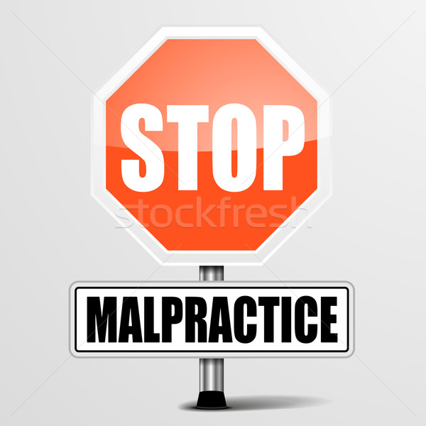 Stop Malpractice Stock photo © unkreatives
