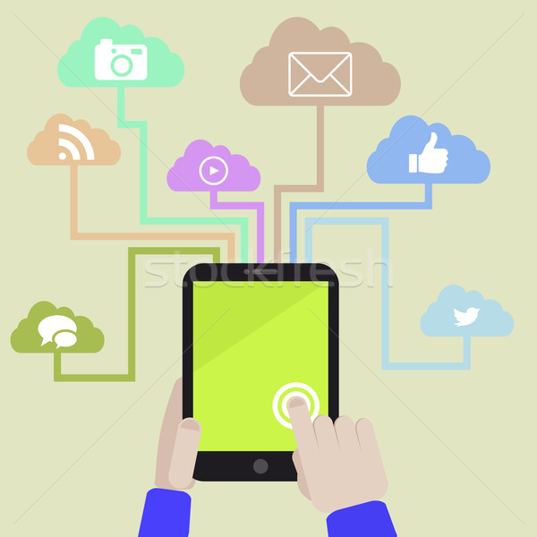 tablet usability Stock photo © unkreatives