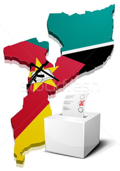 ballotbox Mozambique Stock photo © unkreatives