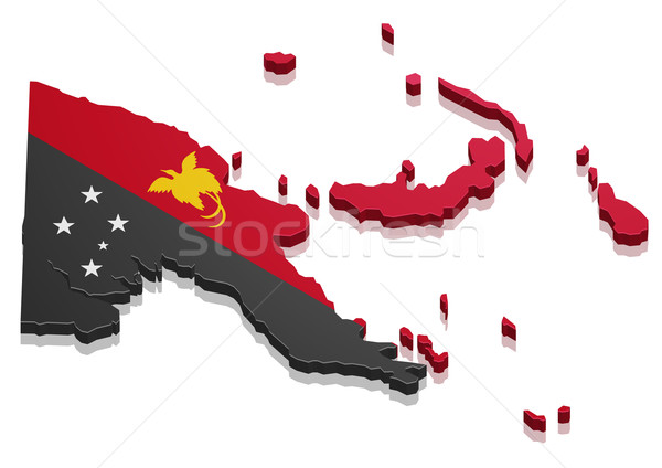 Map Papua New Guinea Stock photo © unkreatives