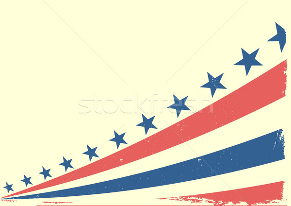 Stock photo: patriotic grungy  background