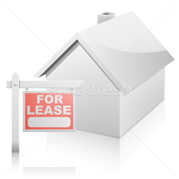 House with For Lease Sign Stock photo © unkreatives