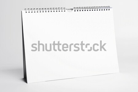 white calendar mockup Stock photo © unkreatives