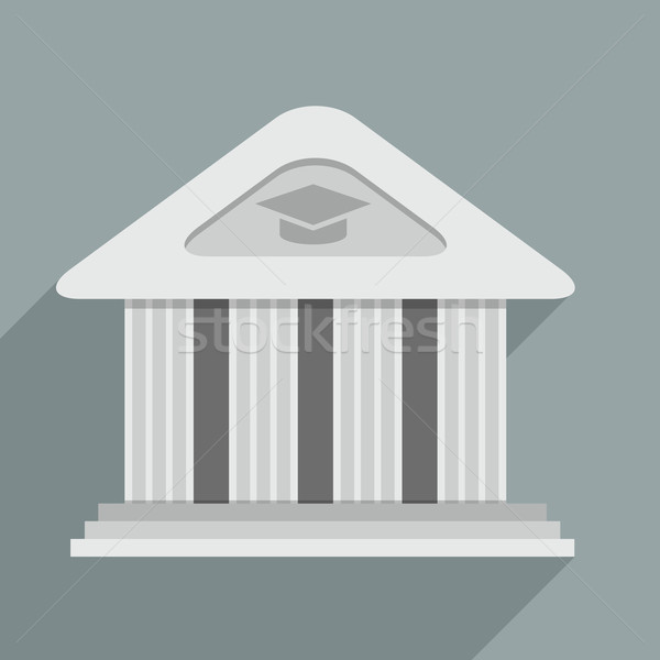 Academia ilustración templo edificio eps10 Foto stock © unkreatives