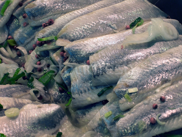 Stockfoto: Filet · oceaan- · markt · voedsel · peper · Spice