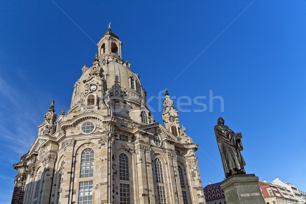 Dresden Frauenkirche, Church of our Lady Stock photo © unweit