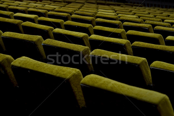 Késő üres székek megbeszélés koncert szék Stock fotó © UPimages
