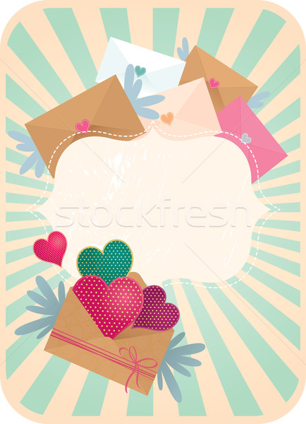 Background with envelopes Stock photo © UrchenkoJulia