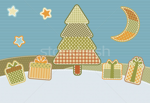 Patchwork Christmas Stock photo © UrchenkoJulia