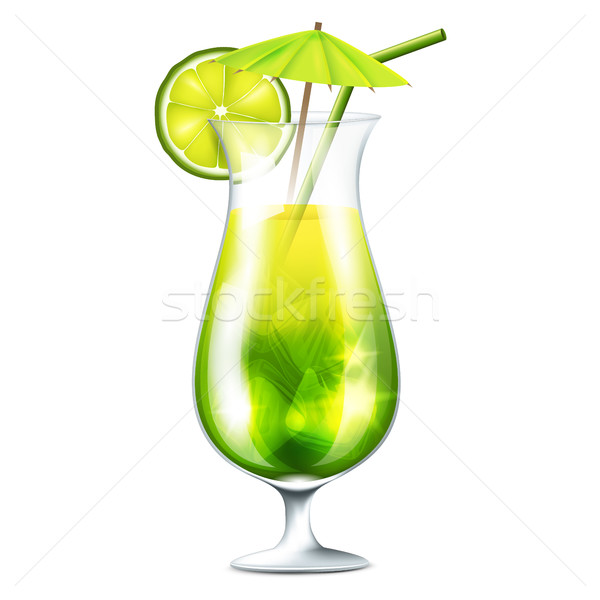 Green coctail Stock photo © user_10003441
