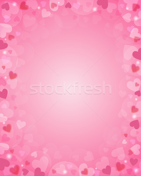 Rosa corazones hermosa boda fondo arte Foto stock © user_10003441