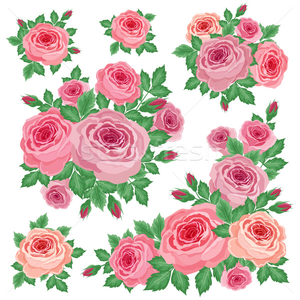 Bouquets of roses Stock photo © user_10003441