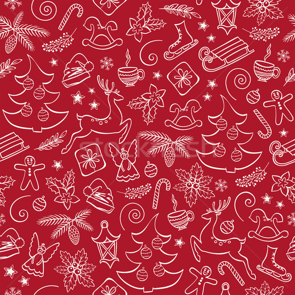 Navidad vector Navidad diseno invierno Foto stock © user_10003441