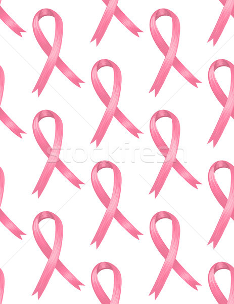 Mellrák tudatosság hónap végtelen minta rózsaszín szalag egészség Stock fotó © user_10144511