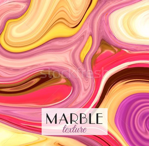 Marbling. Marble texture. Artistic abstract colorful background. Splash of paint. Colorful fluid. Br Stock photo © user_10144511